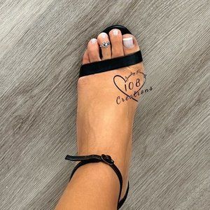 Evil Eye Delicate Toe Ring